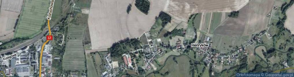 Zdjęcie satelitarne Rubinowa ul.