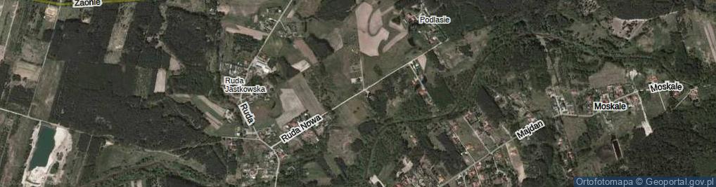 Zdjęcie satelitarne Ruda Nowa ul.