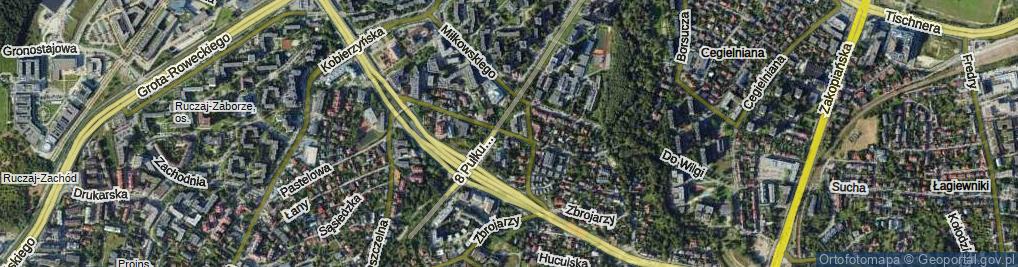 Zdjęcie satelitarne Ruczaj ul.