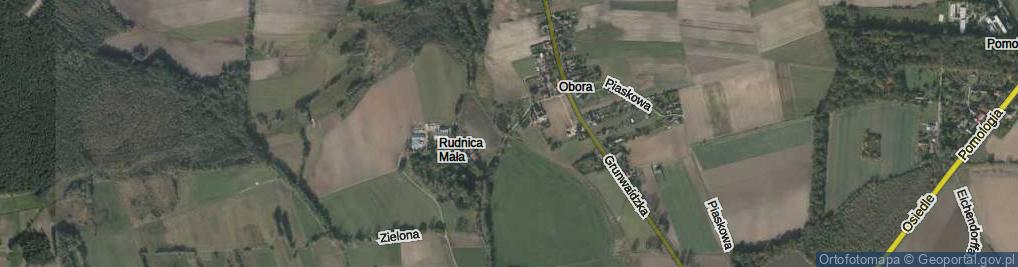 Zdjęcie satelitarne Rudnicka ul.