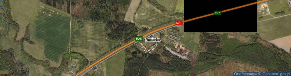 Zdjęcie satelitarne Rucianka ul.