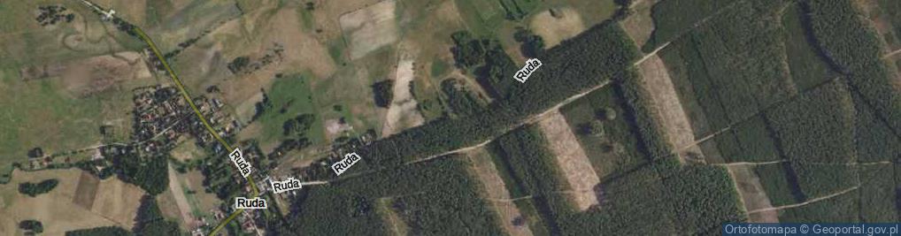 Zdjęcie satelitarne Ruda ul.