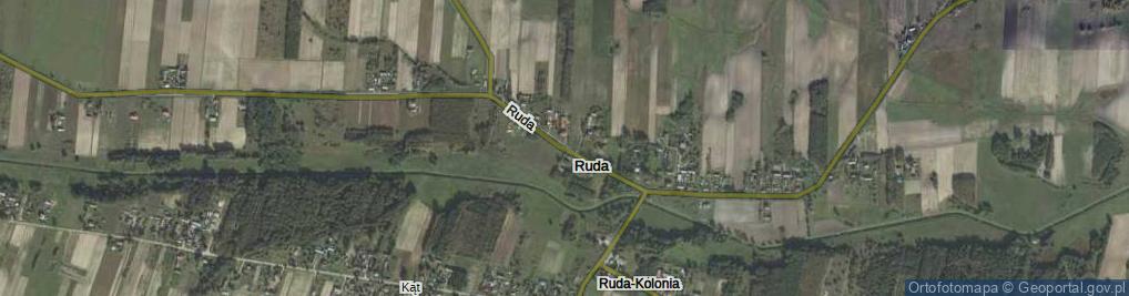 Zdjęcie satelitarne Ruda ul.