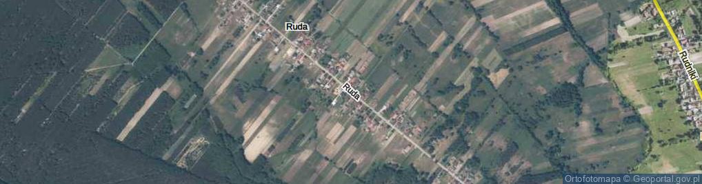 Zdjęcie satelitarne Ruda ul.