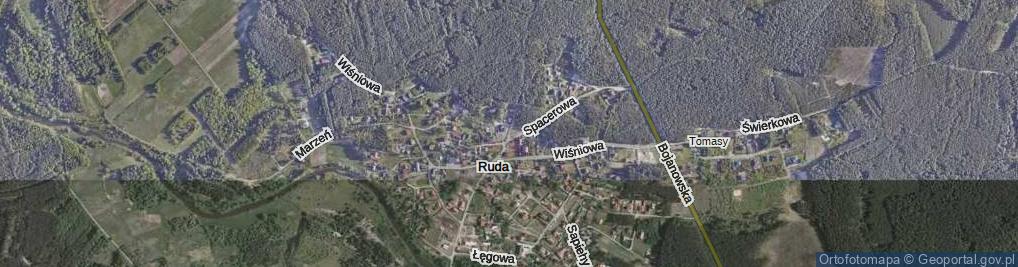 Zdjęcie satelitarne Ruda ul.