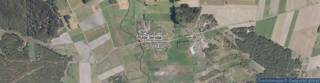 Zdjęcie satelitarne Ruda-Skroda ul.