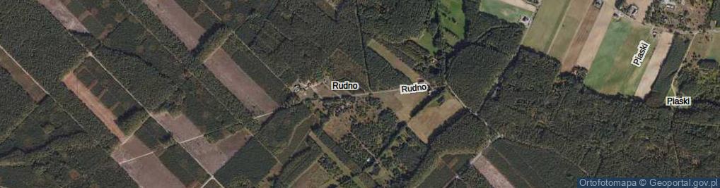 Zdjęcie satelitarne Rudno ul.