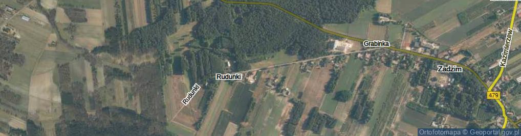 Zdjęcie satelitarne Rudunki ul.