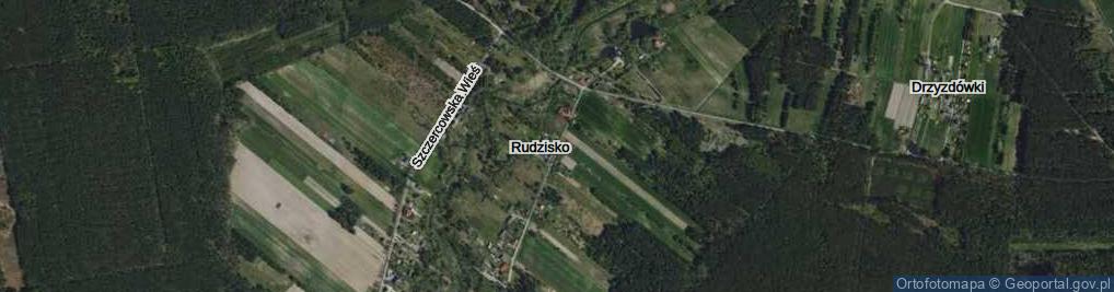 Zdjęcie satelitarne Rudzisko ul.
