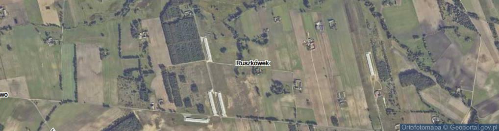 Zdjęcie satelitarne Ruszkówek ul.