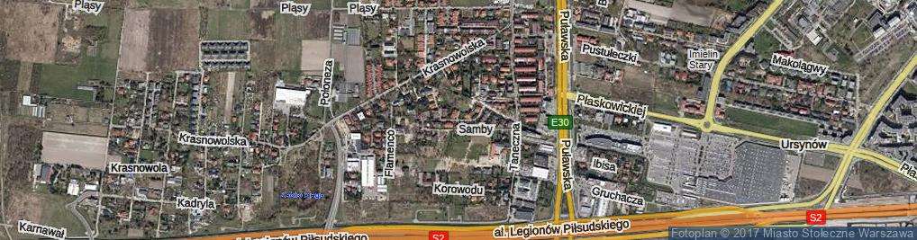 Zdjęcie satelitarne Rumby ul.