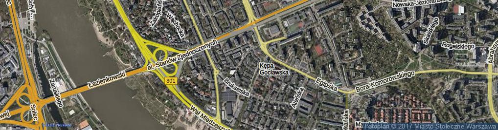 Zdjęcie satelitarne Rumuńska ul.