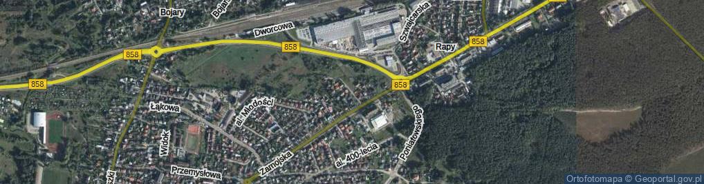 Zdjęcie satelitarne Rychtera-Żegoty Tadeusza ul.