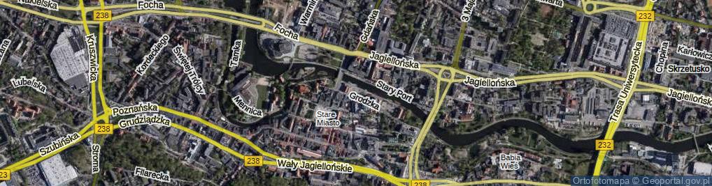 Zdjęcie satelitarne Rybi Rynek ul.