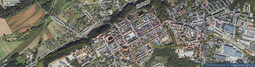 Zdjęcie satelitarne Rynek ul.