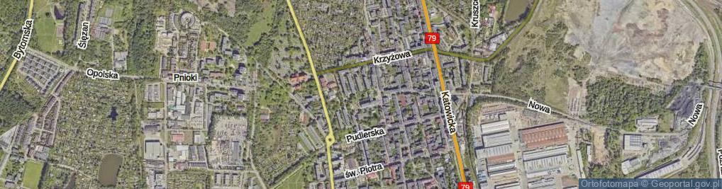 Zdjęcie satelitarne Rymera Józefa ul.