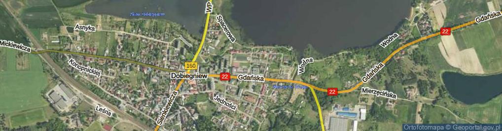 Zdjęcie satelitarne Rybacka ul.