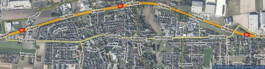 Zdjęcie satelitarne Rynek ul.