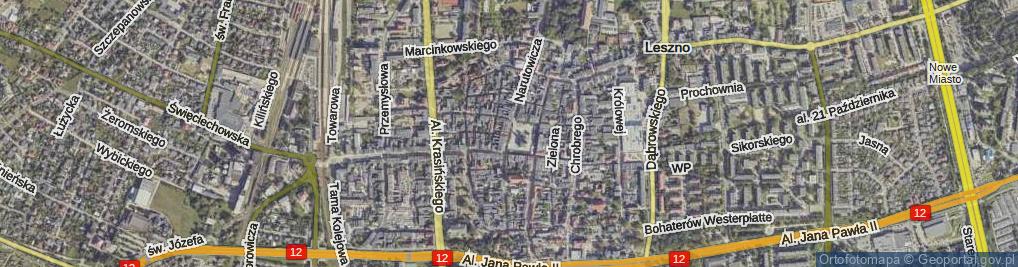Zdjęcie satelitarne Rynek ul.
