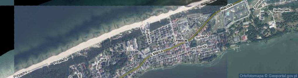 Zdjęcie satelitarne Rybacka ul.