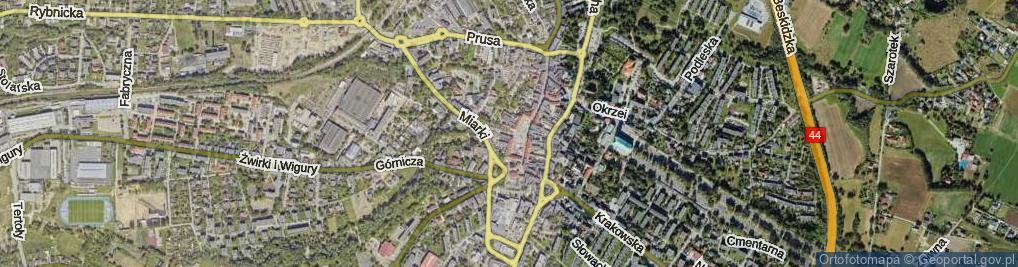 Zdjęcie satelitarne Rynek ul.