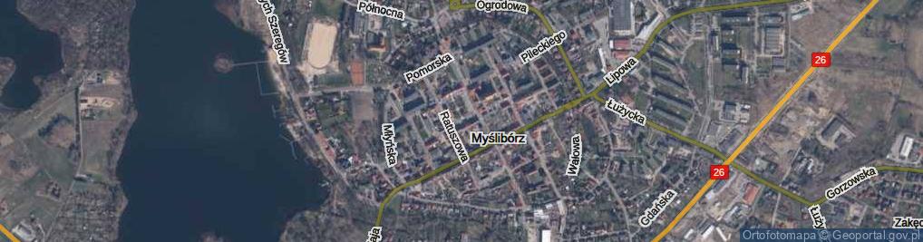 Zdjęcie satelitarne Rynek Jana Pawła II ul.