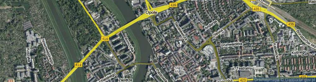 Zdjęcie satelitarne Rybacka ul.