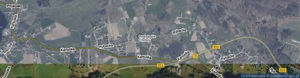 Zdjęcie satelitarne Rybacka ul.