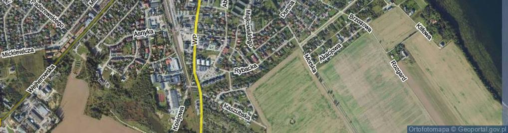 Zdjęcie satelitarne Rybacka ul.