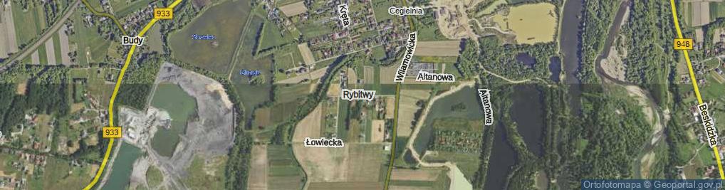 Zdjęcie satelitarne Rybitwy ul.