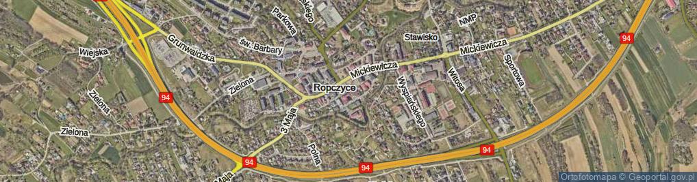 Zdjęcie satelitarne Rynek ul.