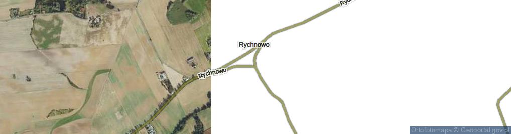 Zdjęcie satelitarne Rychnowo ul.
