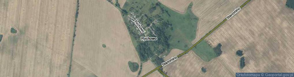 Zdjęcie satelitarne Rychowo ul.