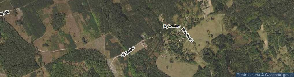 Zdjęcie satelitarne Rykowiec ul.