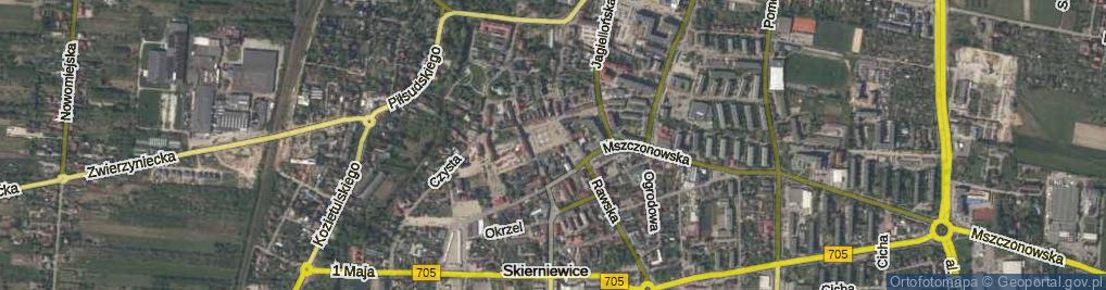 Zdjęcie satelitarne Rynek ul.