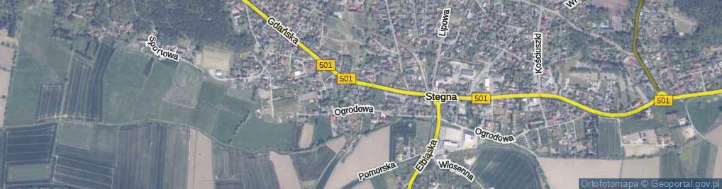 Zdjęcie satelitarne Rycerska ul.