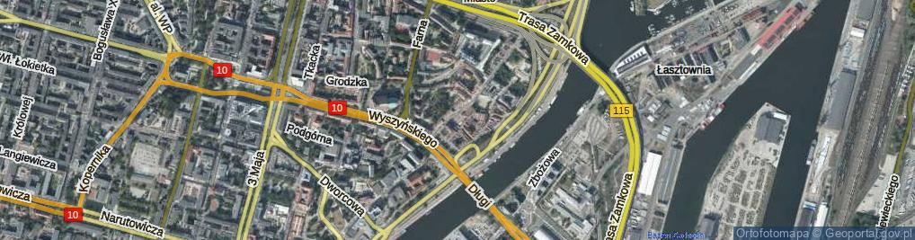 Zdjęcie satelitarne Rynek Sienny ul.