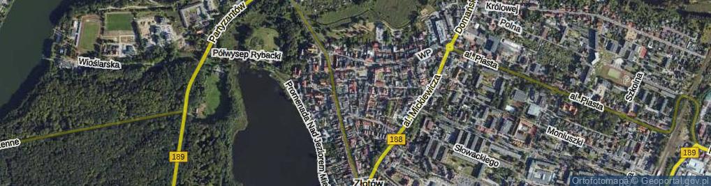 Zdjęcie satelitarne Rybacka ul.