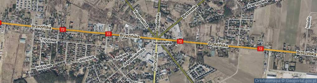 Zdjęcie satelitarne Rynek Nowosolna ul.