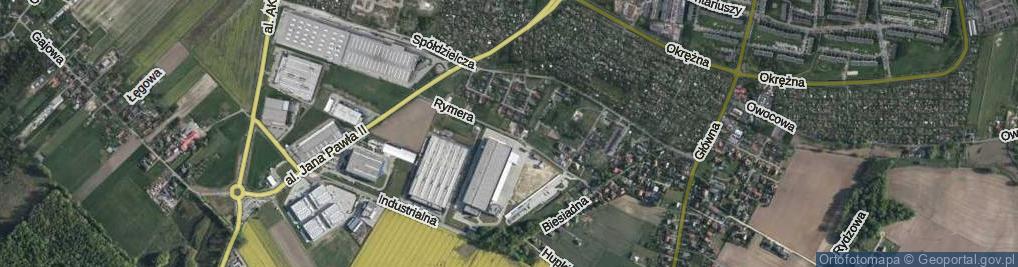 Zdjęcie satelitarne Rymera Józefa ul.