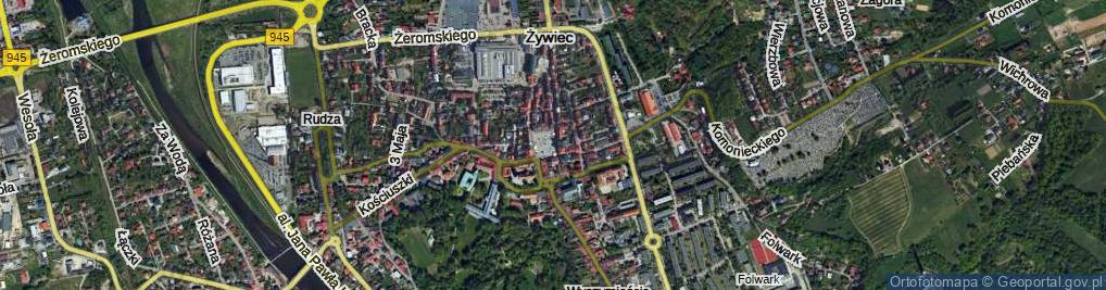 Zdjęcie satelitarne Rynek ul.