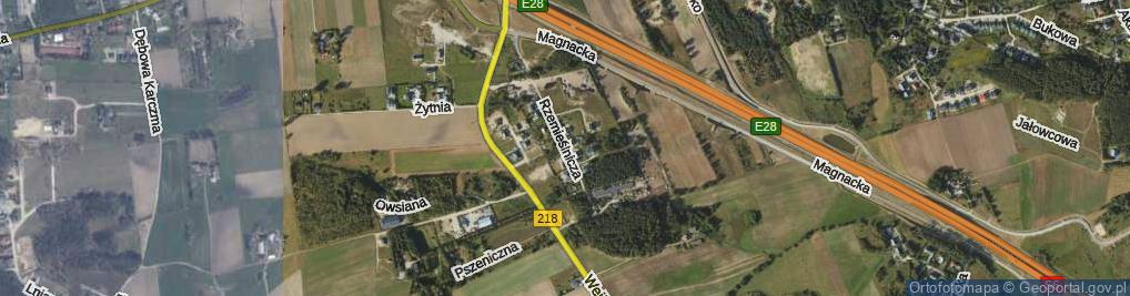 Zdjęcie satelitarne Rzemieślnicza ul.