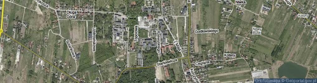 Zdjęcie satelitarne Rzewuskiego Feliksa ul.