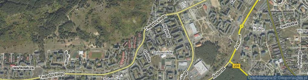 Zdjęcie satelitarne Rzeźniackiego Wojciecha ul.