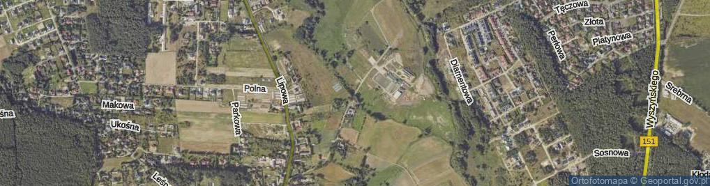 Zdjęcie satelitarne Rzeczna ul.