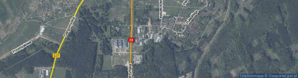 Zdjęcie satelitarne Rzemieślnicza ul.