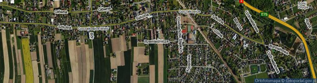 Zdjęcie satelitarne Rzemieślnicza ul.