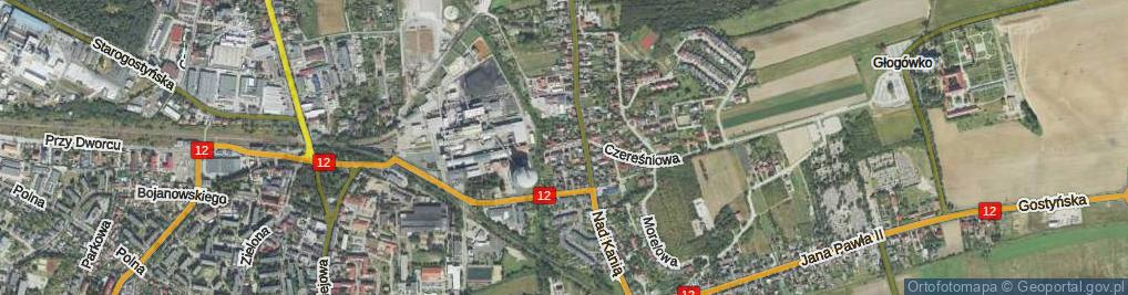 Zdjęcie satelitarne Rzeczna ul.