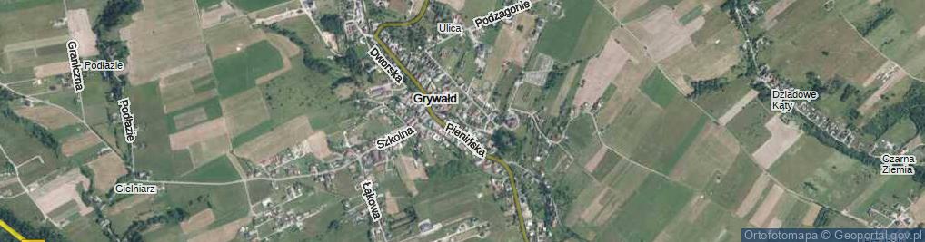 Zdjęcie satelitarne Rzeczna ul.