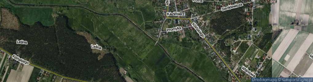 Zdjęcie satelitarne Rzeczna ul.